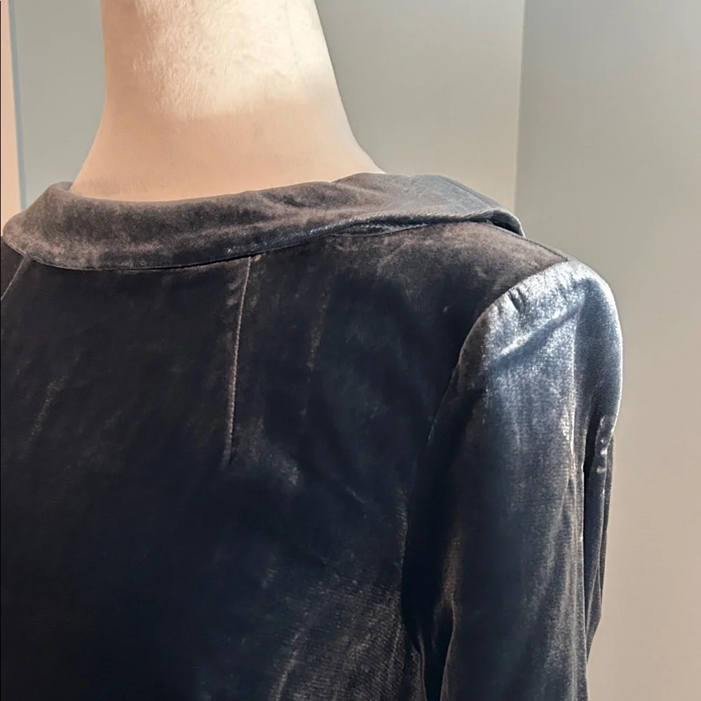 Boden Long Sleeve Velvet Dress - Picture 2 of 2